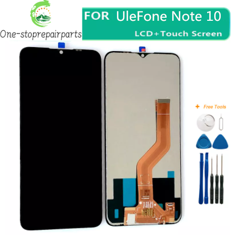 6.52" For Ulefone Note 10 LCD Display + Touch Screen Replacement 100% Tested For Ulefone Note 10P / NOTE 10 Pro LCD + TOOLS Umidigi phone repair parts