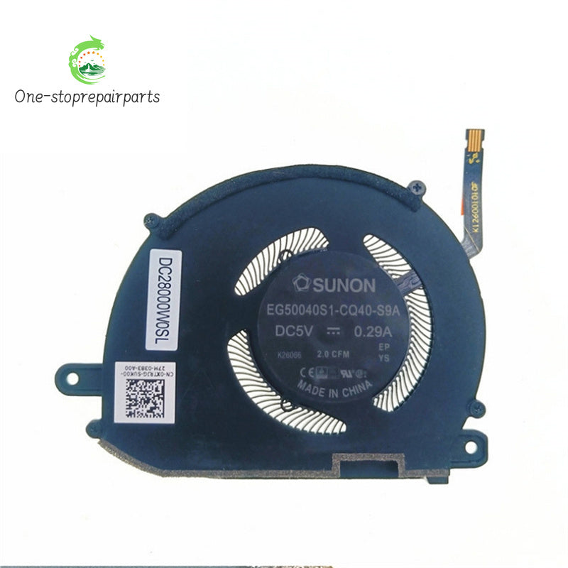 NEW Original LAPTOP CPU COOLING FAN FOR Dell XPS13 Plus 9320 XPS 13-9320-R1802TS GDO31 0XTRJG 0WRH5K Dell laptop repair parts