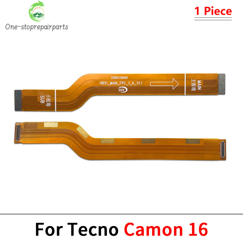 Main Flex Cable For Tecno Zero 8 X Pro Neo 20 30 5G 2023 Camon 16 18P 30 5G Spark 8T 8P 10 Pro Connect Mainboard Motherboard Tecno phone repair parts