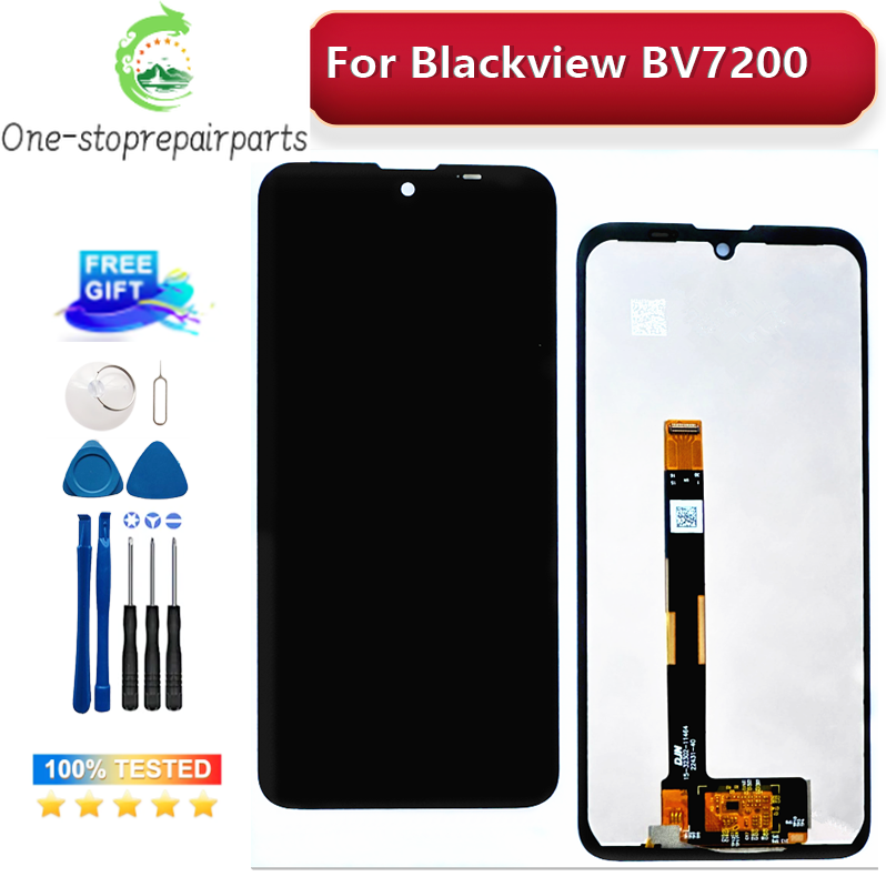 6.1" Original For BLACKVIEW BV7200 LCD Display+Touch Screen Digitizer Replacement For Blackview BV7200 LCD Screen Sensor Repair Blackview phone repair parts