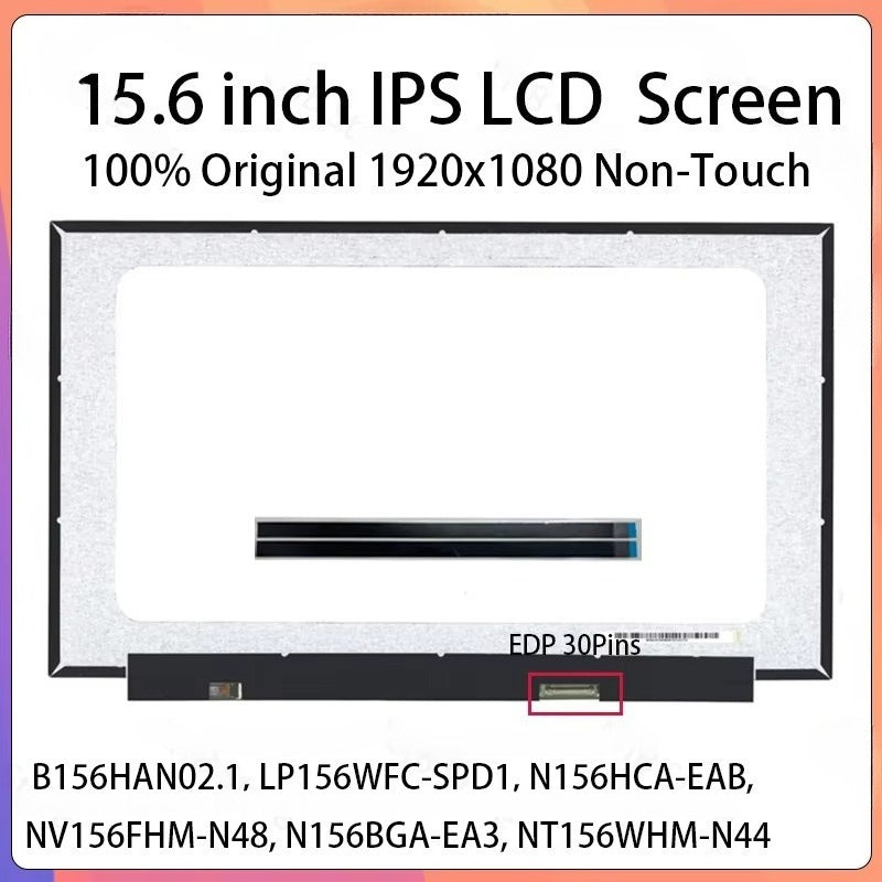 15.6 Inch Laptop LCD Screen NV156FHM-N48 NT156WHM-N44 For Lenovo IdeaPad 330S-15ARR 15AST 15IKB Display Matrix Panel Replacement Lenovo laptop repair parts