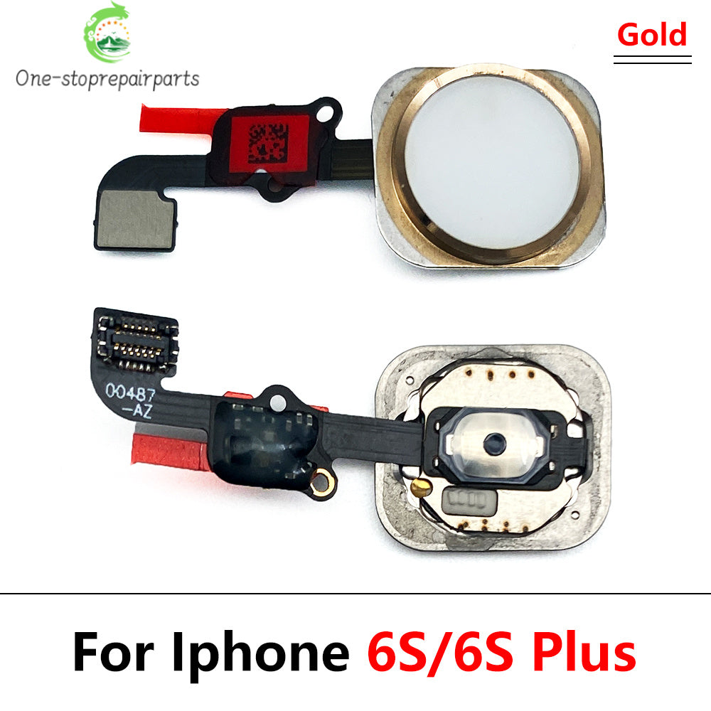 Home Button For iPhone 6 6P 6s Plus Menu HomeButton Key With Flex Cable Replacement Parts iPhone phone repair parts