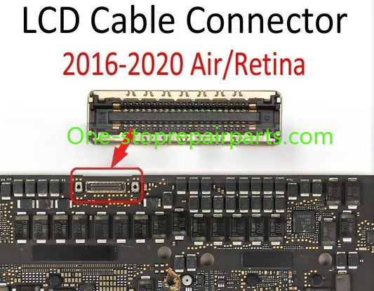 New LCD Cable Connector to Motherboard Repair for Macbook Pro/Air Retina A2141 A2251 A2179 A1932 A1989 A1990 A1706 A1707 A1708 Macbook repair parts