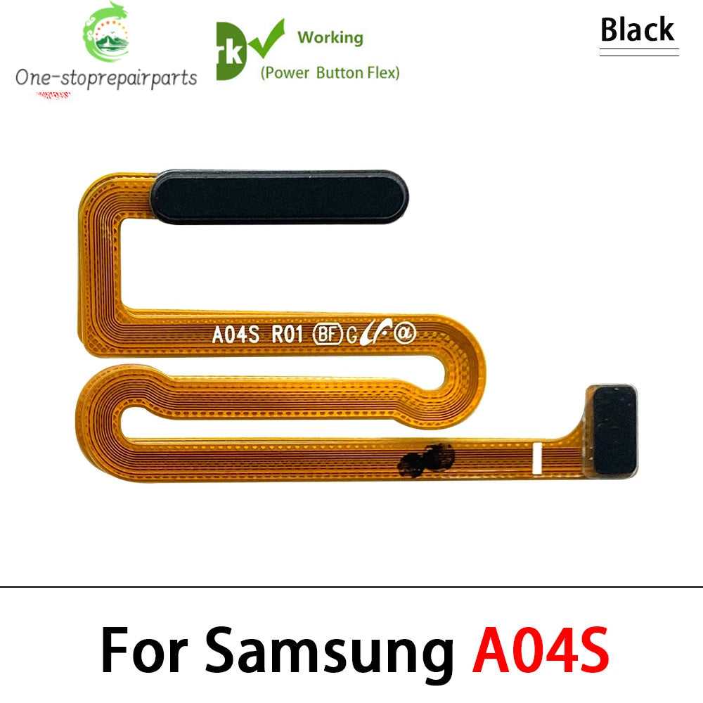 New For Samsung A03S A037F A04s A047F A05s A057F Fingerprint Sensor Home Return Key Menu Button Flex Cable Samsung phone repair parts