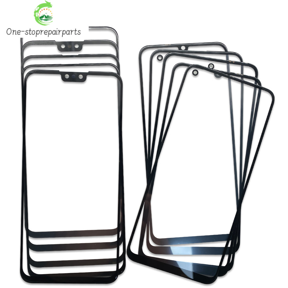 Screen Front Outer Glass+OCA For Huawei Y6P Y7A Y7P Y8P Y8s Y9A Y9s Y9 Prime 2019 P30 P40 Lite E 5G Screen Touch Panel Glass Huawei phone repair parts