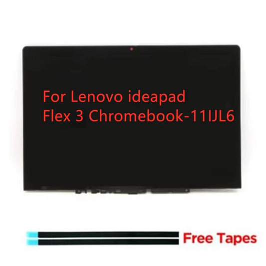 11.6",HD,IPS Original A+ For Lenovo ideapad Flex 3 Chromebook-11IJL6 82N3 Screen LCD Display Matrix Panel Assembly 11.6" 5D10S39714 Lenovo laptop repair parts