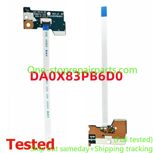 Power button board DA0X83PB6D0 For HP ProBook 450 455 470 G4 450 G3 905754-001 USB Switch Board