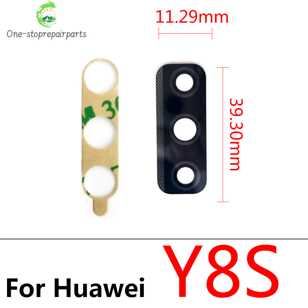 10Pcs, Rear Back Camera Glass Lens For Huawei Y9S Y9A Y8S Y8P Y6P Y7P Y7A Y6s Y5P 2020 Y9 Prime 2019 With Adhesive Huawei phone repair parts