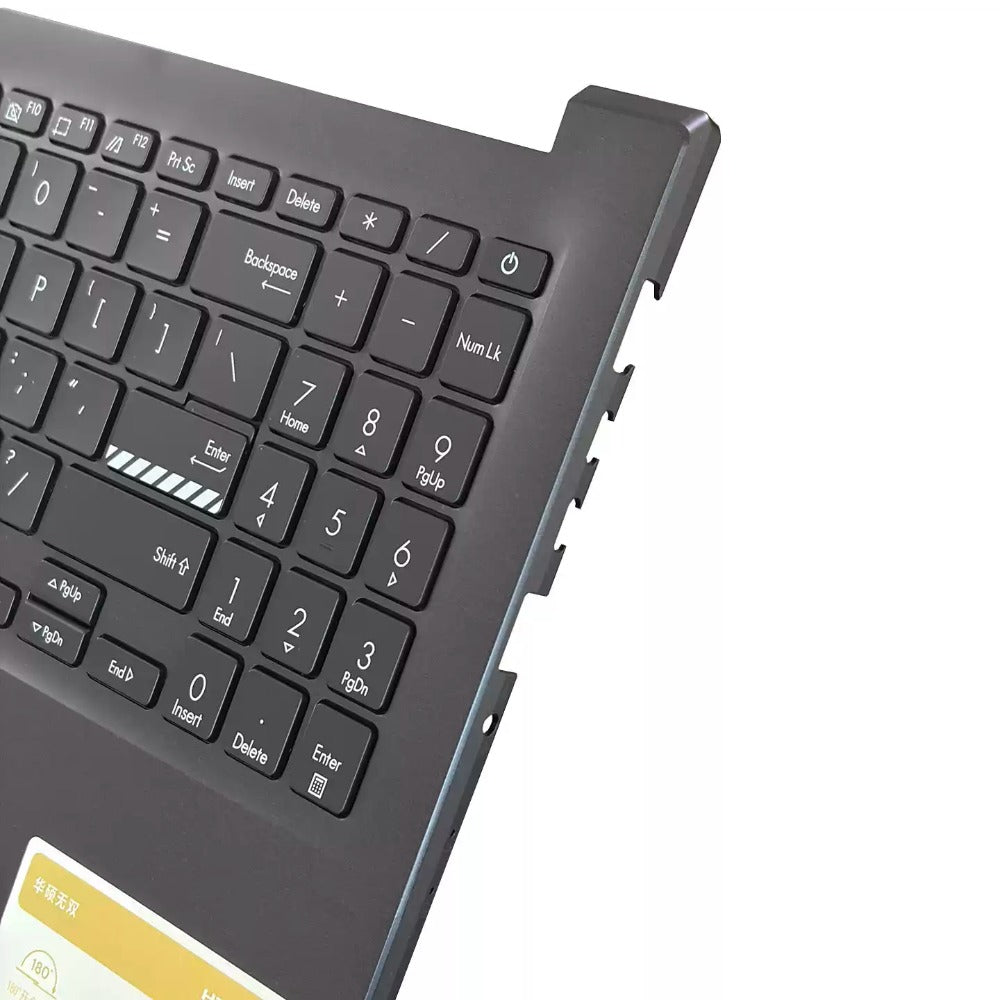 Upper C-case US keyboard for ASUS Vivobook 15 S15 K3502ZA K3402ZA FR3021 K3402Z K3502Z M3502ZA M3502Z 90NB0XX2-R30RU0 13N1-FLA0B11 topcase palmrest keyboard backlight assembly ASUS Laptop repair parts