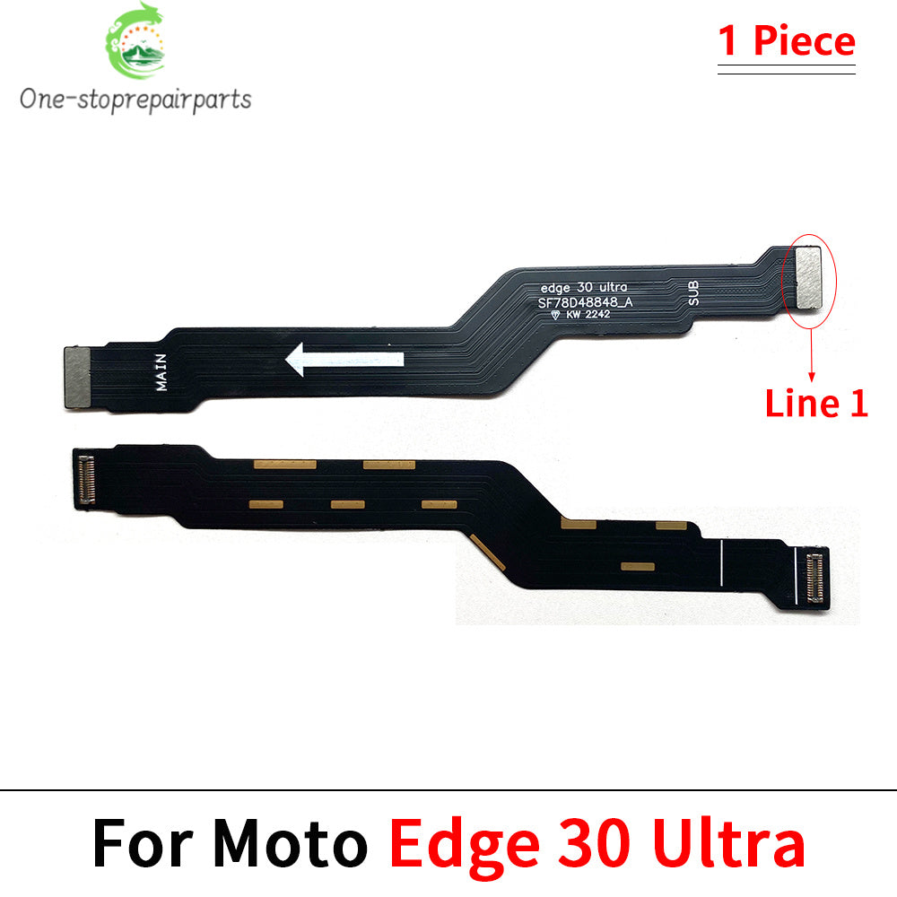 10Pcs, SIM Card Reader Holder Connector Socket Slot Main Flex Cable For Moto Edge 20 30 40 X30 Pro Neo Fusion Lite Ultra Plus Motorola phone repair parts