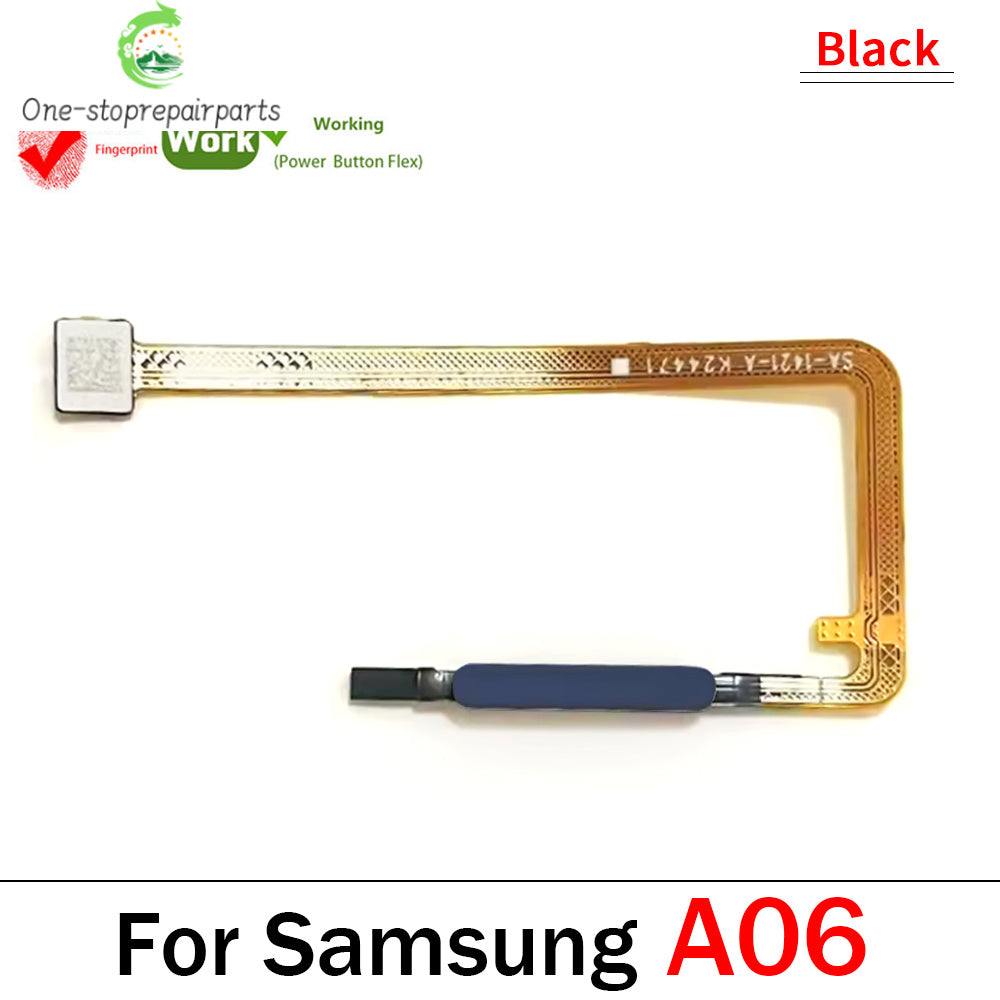 New For Samsung A06 A16 A26 4G 5G Home Button FingerPrint Touch ID Sensor Flex Cable Ribbon Replacement Parts Samsung phone repair parts