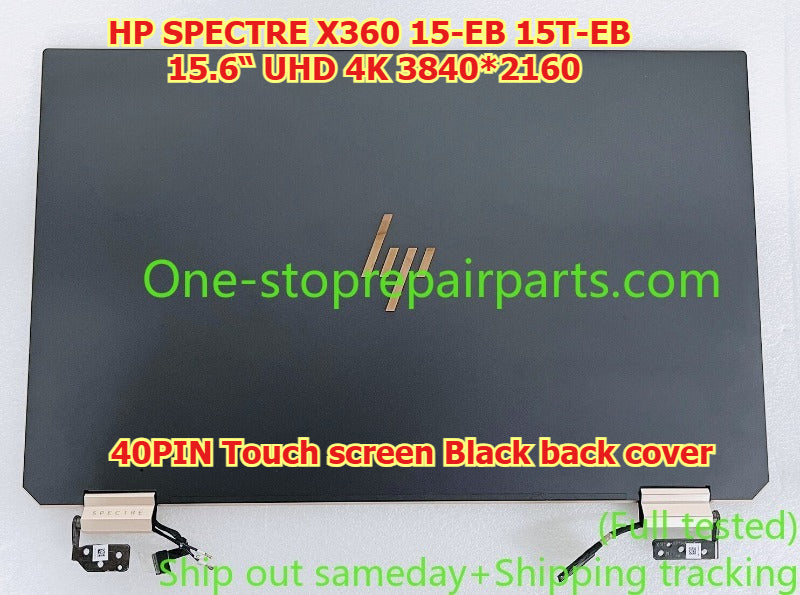 3840 x 2160 L97639-001 Lcd screen assemly for HP SPECTRE X360 15-EB 15T-EB100 15-EB0057TX TPN-Q226 15.6“ UHD 4K Touch Screen display Complete Ne156qum-n5g B156ZAN03.6