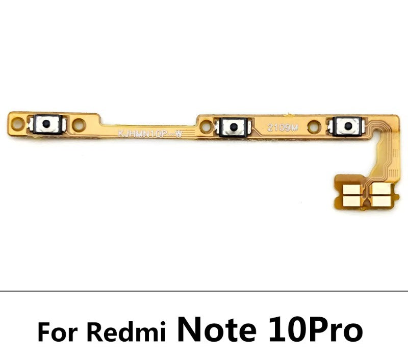 Volume Button Power Switch On Off Button Flex Cable For Xiaomi Redmi Note 3 4 4X 5 5A 6 7 8 8T 9 9T 10 Pro 9s 5G Power Key Xiaomi  Xiao mi phone repair parts