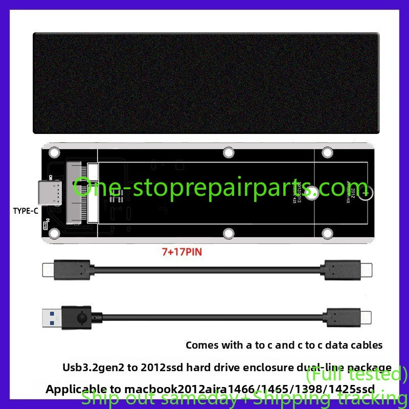 M2 SATA to Apple MACBOOK AIR 2012 SSD adapter card A1465 A1466 not support NVME  M.2 NGFF SATA TO MACBOOK 2012  KEY-B SATA 2280 SSD A1360 A1370 A1398 SSD Macbook A1466 A1465 A1398 A1425 SSD  hard disk enclosure REPAIR TOOLS