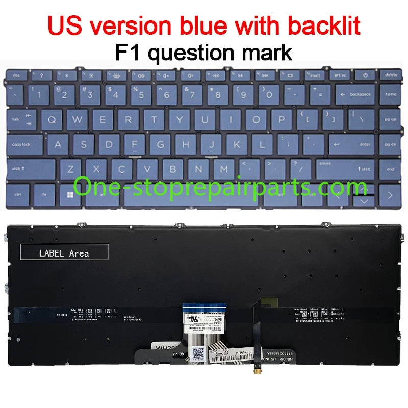 US NEW keyboard For HP Pavilion x360 14M 14-DW 14-DV 14-DY 14-EK 14-EC 14-EM 14-EP TPN-I141/I142/C157/C158 14-EE English laptop HP laptop repair parts
