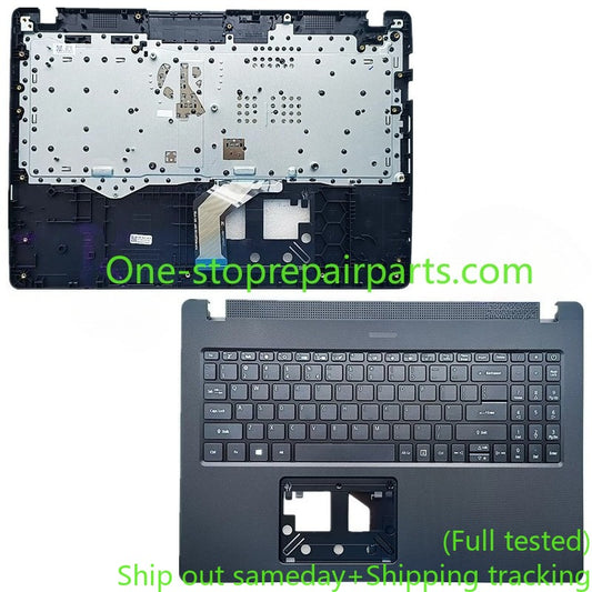Upper case keyboard assembly for Acer TravelMate P215-52 P215-53 P50 N19Q8 US FR SP UK  topcase palmrest assembly