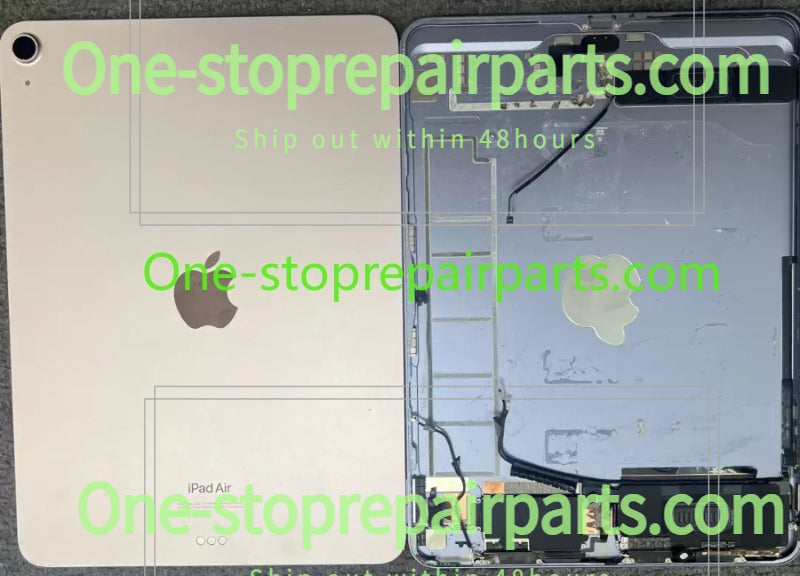 Back housing cover with speaker home power key button parts assembly for iPad air 4 air 5 air 6 A2316 A2588 A2589 A2902 A2702 A2324 A2903 A2904 WiFi Cellular battery back cover iPad repair parts