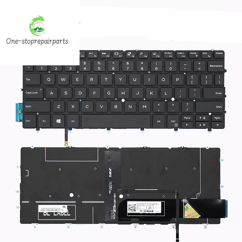 New Original Laptop Keyboard FOR DELL XPS13 9305 9370 9380 13-9370 13-9380 P82G With backlit Dell laptop repair parts
