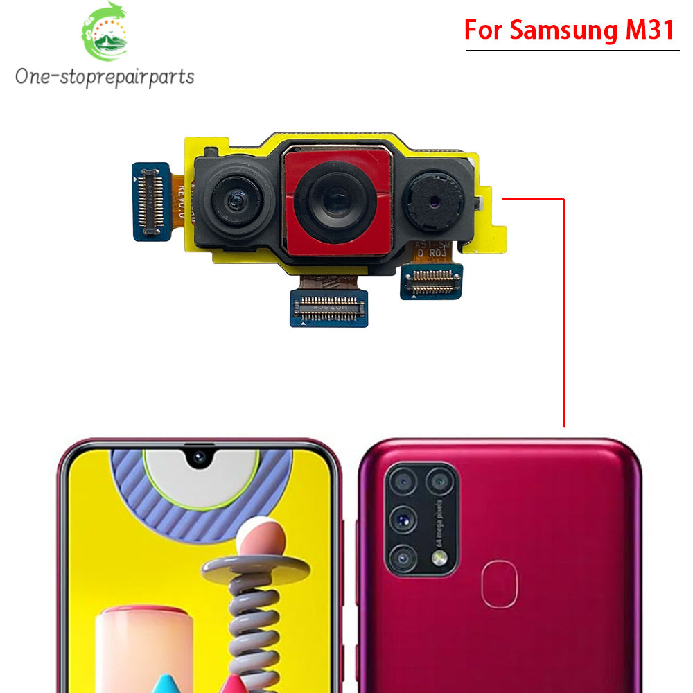 For Samsung M30 M13 M23 M53 M31 M32 M62 4G 5G Front Camera Flex With Back Rear Camera Module Flex Cable Samsung phone repair parts
