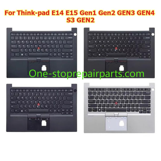 Upper case kyboard for Thinkpad Ryzen E14 E15 Gen1 Gen2 GEN3 GEN4 S3 GEN2 C shell top case palmrest assembly