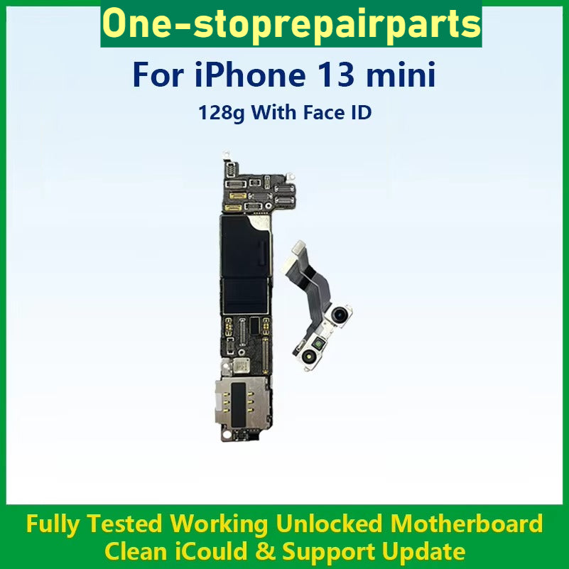 Fully Tested Working Well Motherboard For iPhone 13 Pro Max With/Without Face ID Cleaned iCloud And Support Update Logic Board iPhone phone repair parts