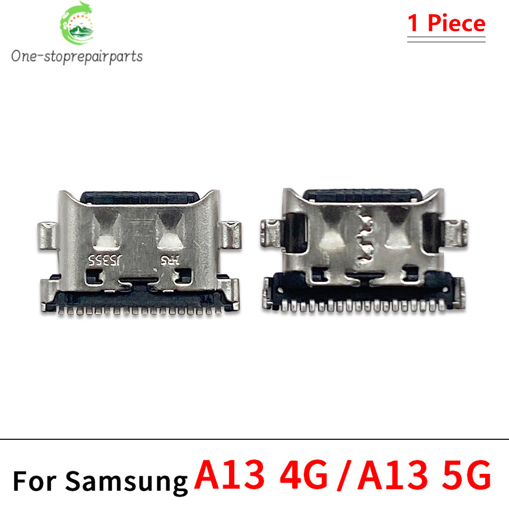 100Pcs,  Micro USB Connector Charging Port Jack Plug For Samsung A14 A04 A04s A04E A24 A34 A54 A05 A05s A13 A23 A33 A53 4G 5G Samsung phone repair parts
