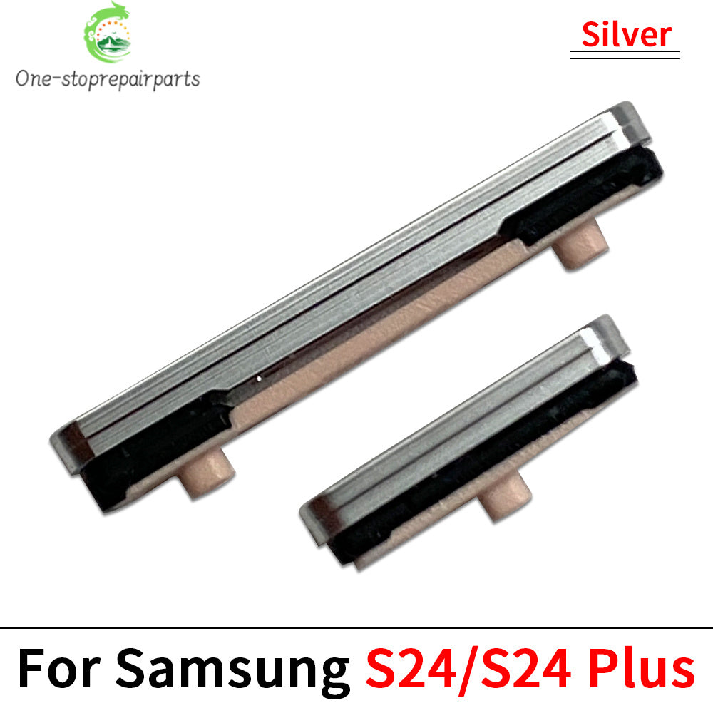 New For Samsung S22 S23 S24 Plus Ultra 5G Power Button + Volume Side Button Key Replacement Parts Samsung phone repair parts