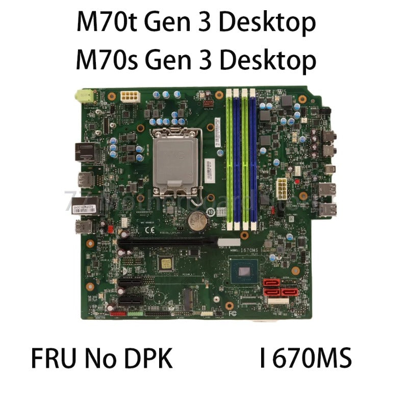 Laptop Motherboard For Lenovo M70t Gen 3 M70s Gen 3 Desktop With Motherboard FRU No DPK 5B20U54905 5B20U55482 Lenovo laptop repair parts
