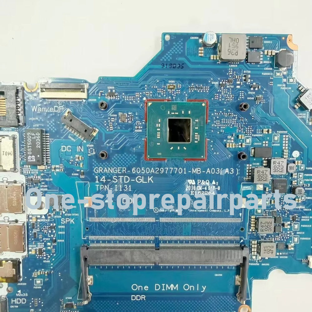 6050A2977701-MB-A03 Mainboard For HP TPN-I131 240 G7 14-CK Motherboard CPU: N4000 N4100 N4020 DDR4 6050A2993001-MB-A03 Test OK HP laptop repair parts