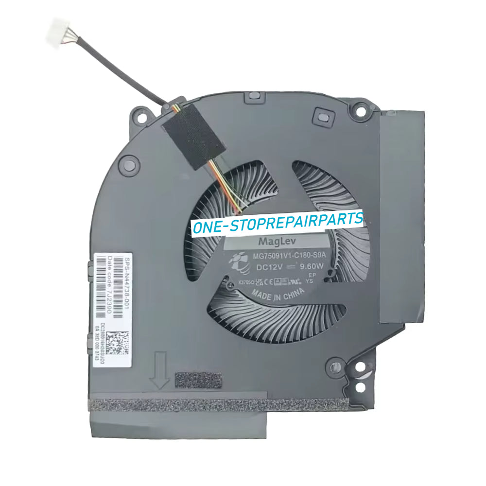 CPU GPU Cooling Fan for HP Victus Gaming Laptop 16-R TPN C169 N44738 001 Notebook PC Cooler Radiators MG75091V1 C180/C190 S9A HP laptop repair parts