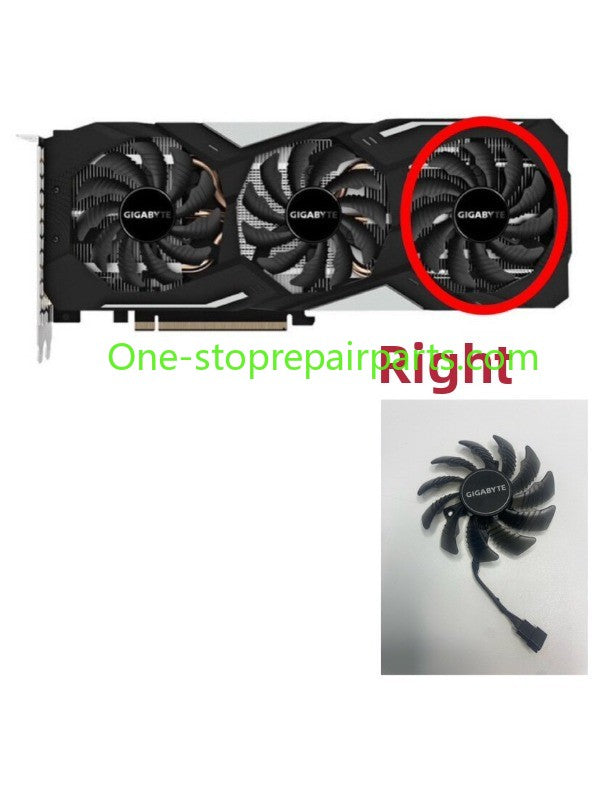 Original Gigabyte RTX2060 GTX1650 GTX1660 GTX1660 TI /1070 1060 1050Ti  2060 2070 2080 graphics card fans cooling fan