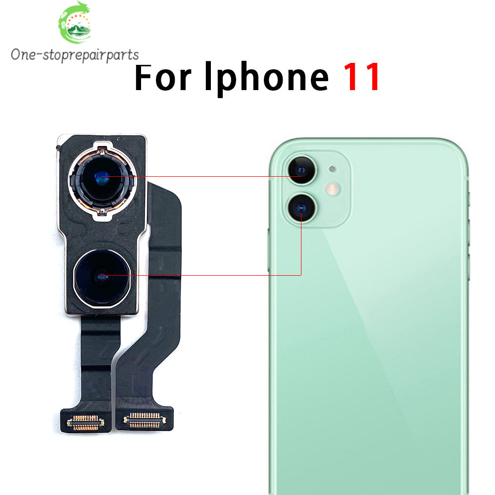 New For iPhone 11 12 13 14 15 Pro 11Pro 12Pro 13Pro 14Pro 15Pro Max Mini Plus Rear Big Back Camera Flex Cable Main Camera Module iPhone phone repair parts