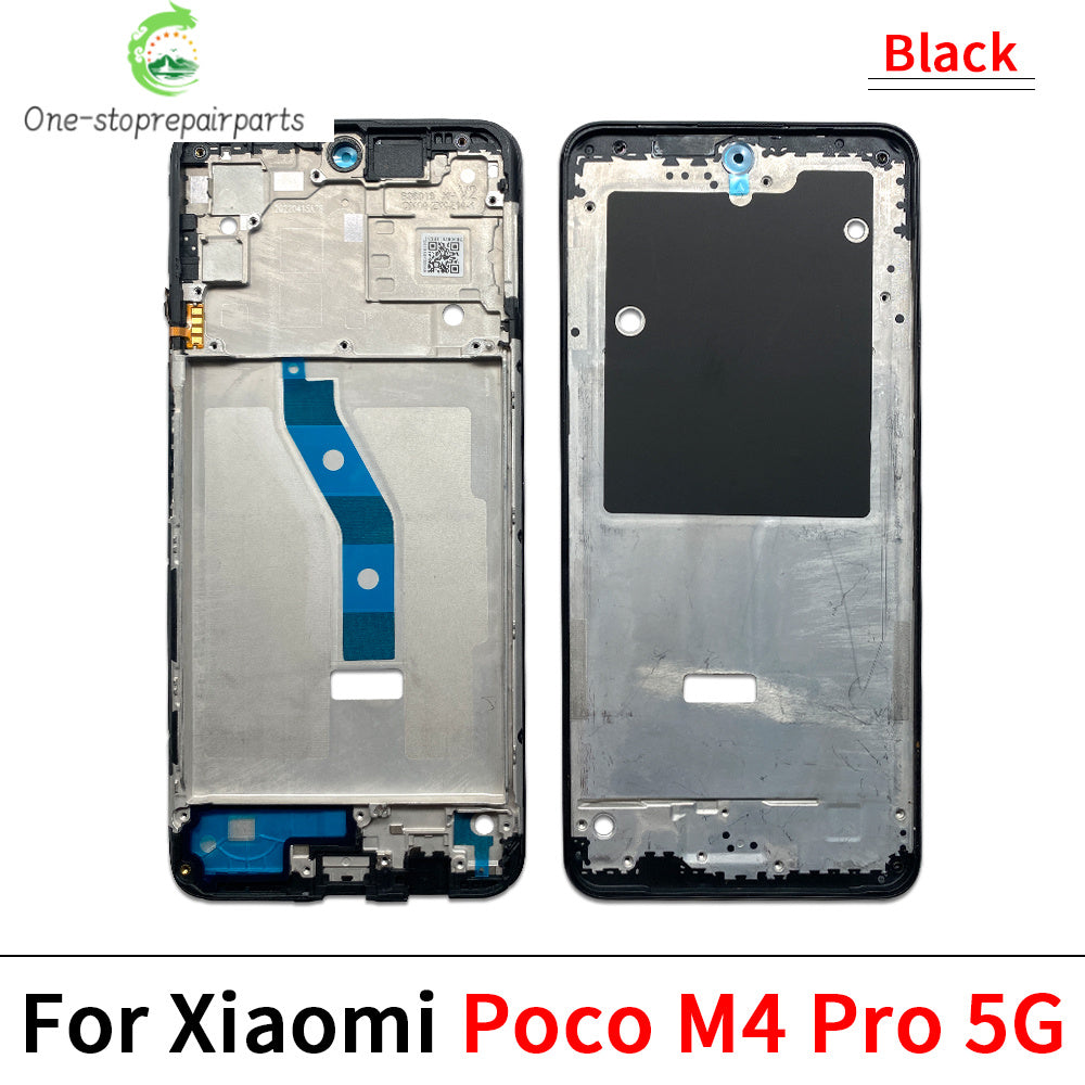 New Front Housing LCD Frame Screen Bezel Holder For Xiaomi Poco F3 F4 X3 GT M3 M4 M5s X5 X6 Pro 4G 5G Xiaomi  Xiao mi phone repair parts