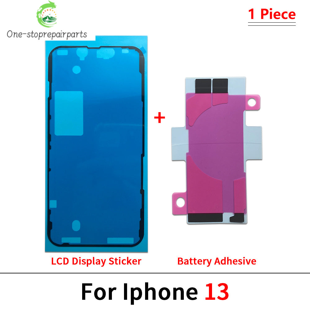 10Pcs, Waterproof Adhesive Sticker Screen Frame Bezel Seal Tape Battery Sticke For iPhone 11 12 13 14 15 16 Pro Max Plus X Xs iPhone phone repair parts