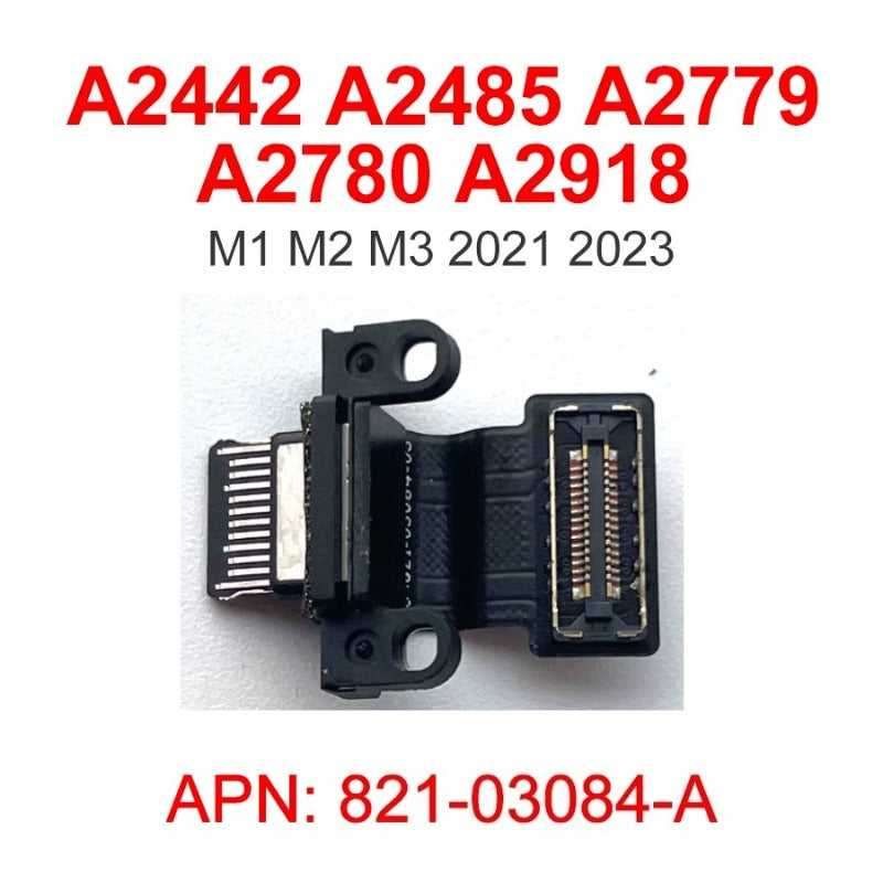 Type-C Power DC Jack Charger USB-C Connector For Macbook Pro  A2941 M2 2485 A2442 821-03084-A  A2992 A2991 A2681 A3113 A3240 A2992 A3112 A3401 A3403 A3185 A3186 A2941 821-03673-A 821-03668-03 821-04220-A 821-04215-01 DC Charging Port Macbook repair p
