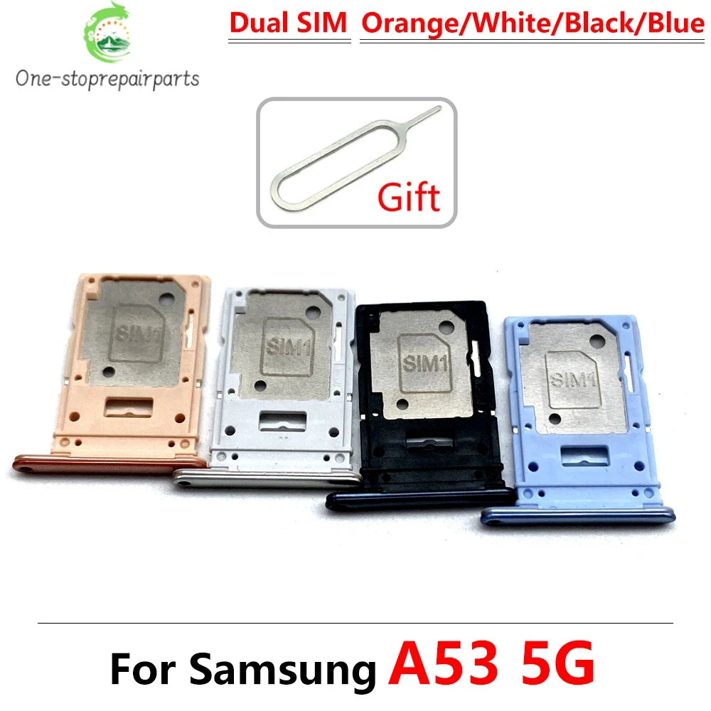 New For Samsung A23 A33 A53 A73 5G SIM Card Tray Slot Holder Replacement Parts Samsung phone repair parts