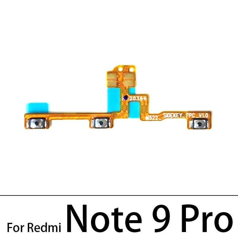 Power ON OFF Volume Camera Key Button Switch Flex Cable For Xiaomi Redmi 7 7A 8 8A 9 9A Note 7 8 8T 9 10 Pro 9s MI 10T Lite 10 Xiaomi  Xiao mi phone repair parts