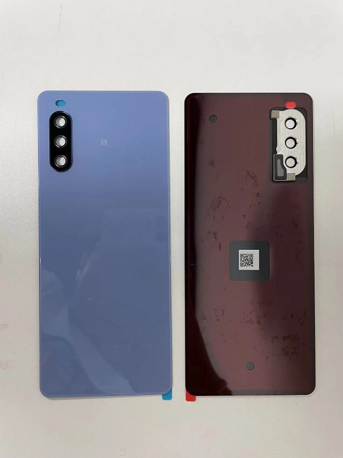 Original New Back Battery Cover Glass Housing For Sony Xperia 10 III Rear Door Case Replacement Parts With Camera Glass Lens Sony phone repair parts