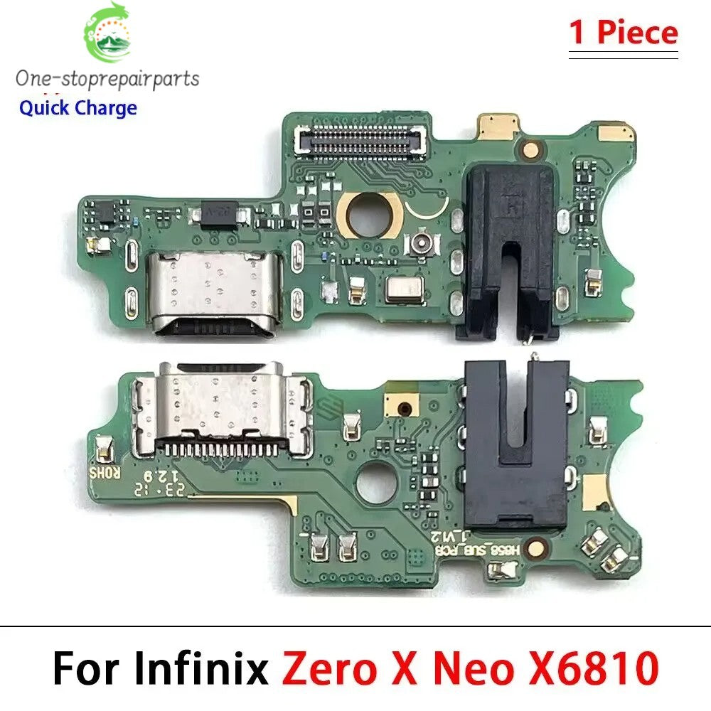 USB Charger Charging Dock Port Connector Flex Cable For infinix Zero 20 30 8 8i X Pro Neo 5G 2023 X6821 X6731 X6810  X6811  infinix phone repair parts