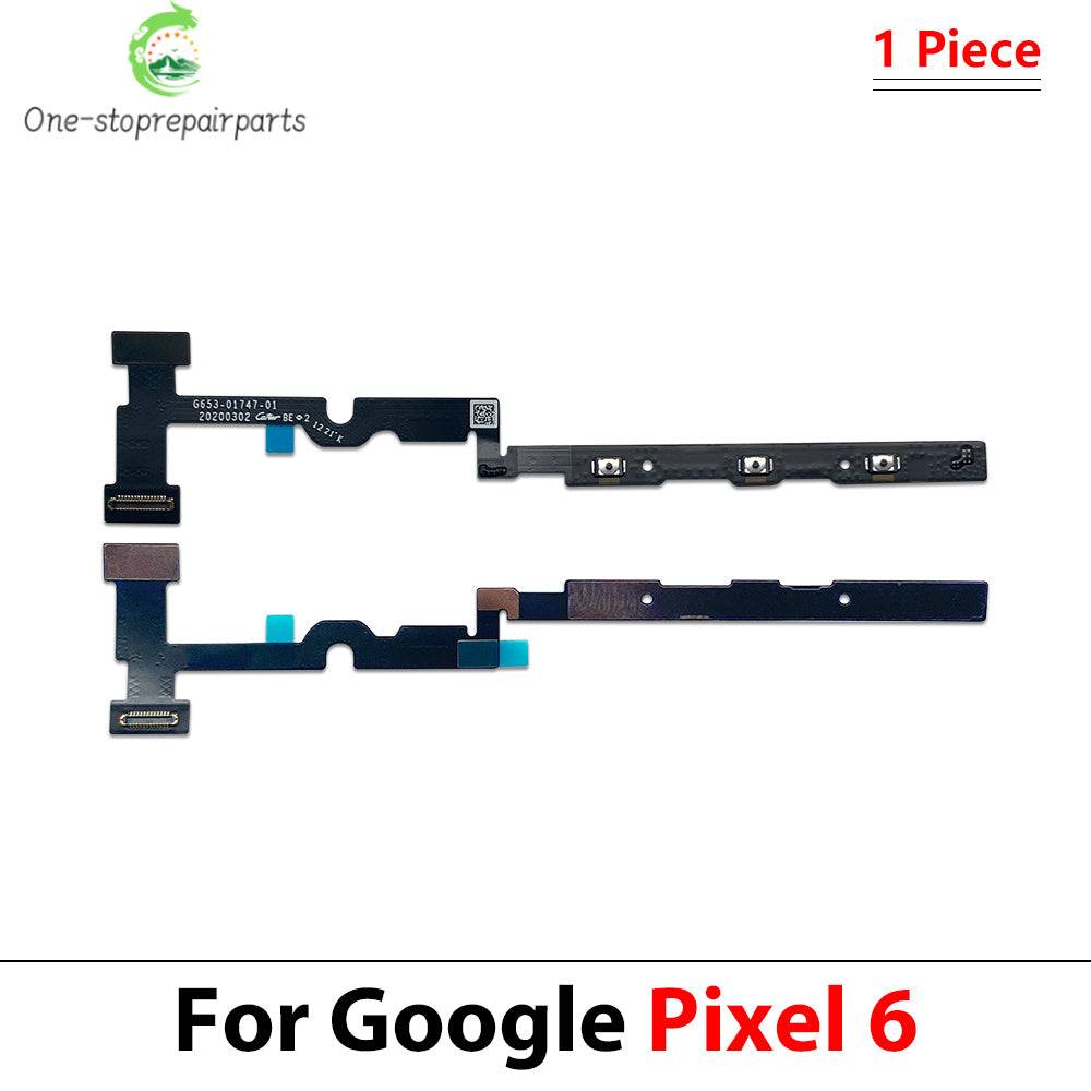 New Power on off Volume Key Button Flex Cable For Google Pixel 5 5A 6 6A 7 7A 8 9 Pro XL Google Pixel phone repair parts