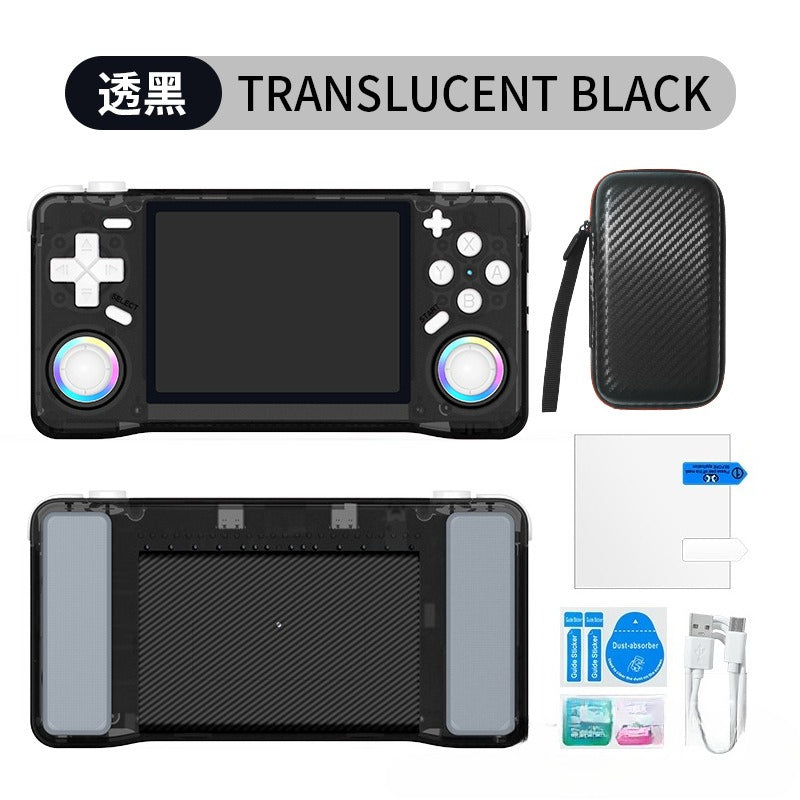 3.5" inch XF35H IPS HD WIFI Online match fight Linux Dual 3D joysticks RGB 4000mAh rechargable supporting 2.4G wireless Gamepad connected games Handheld  Player console