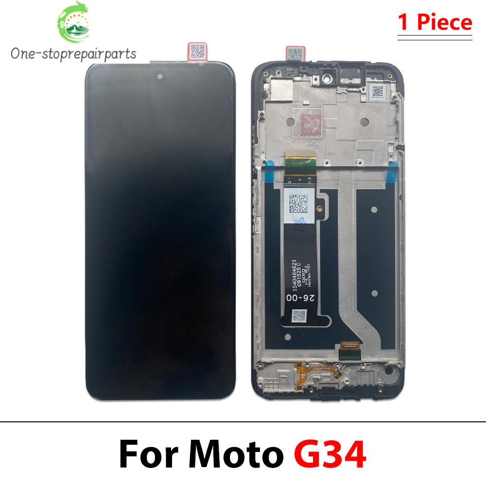 LCD For Motorola Moto G04 G04s G05 G15 G35 G55 G13 G14 G23 G24 G34 G75 G85 LCD Display Touch Screen Digiziter Assembly Display Motorola phone repair parts