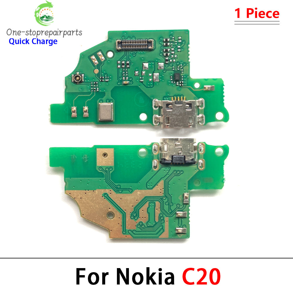 New For Nokia C1 C2 C12 C10 C20 C30 C21 Plus G10 G20 G50 G21 G11 USB Charging Board Port Dock Charger Connector Board Flex Cable Nokia phone repair parts