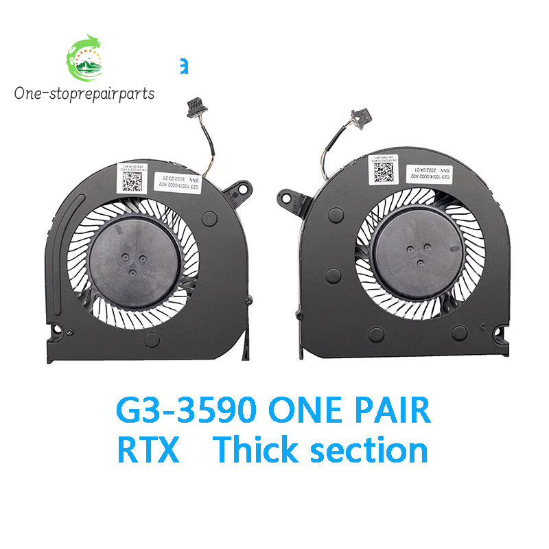 New Original Laptop CPU GPU Cooling Fan FOR DELL G3-3579 G3-3590 Dell laptop repair parts