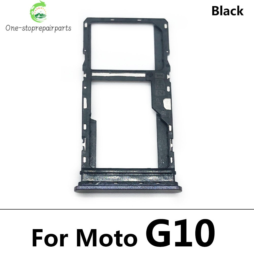 New For Motorola Moto G10 G20 G30 G50 G60 G60s G100 5G SIM Card Slot SD Card Tray Holder Adapter Replacement Parts Motorola phone repair parts