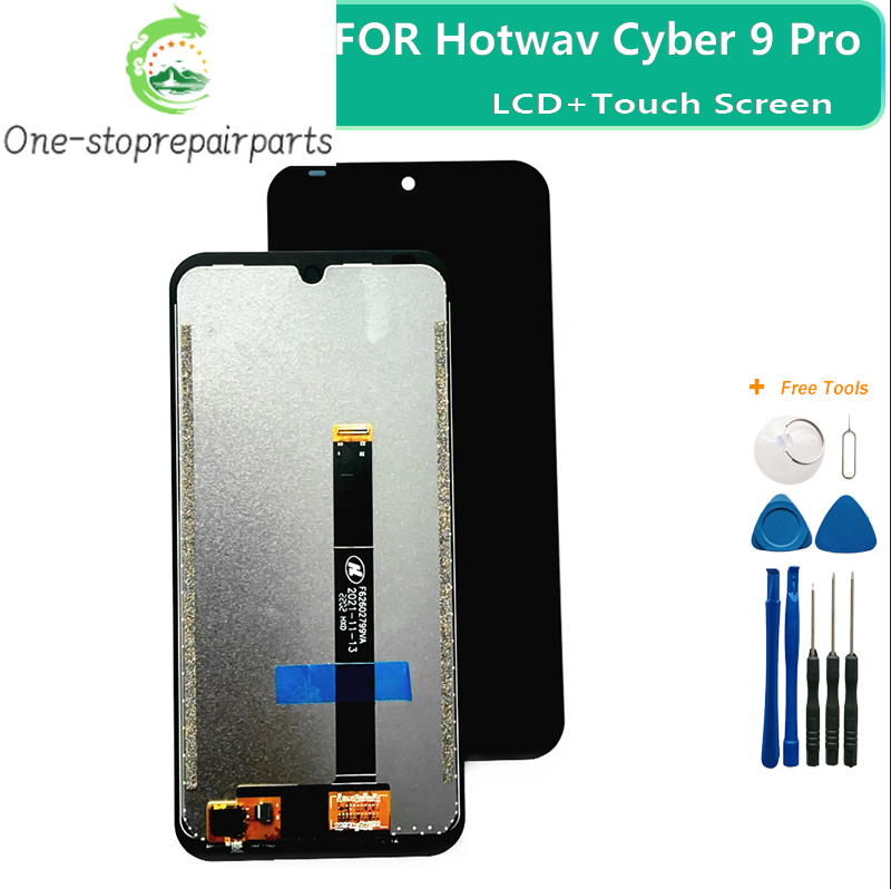 New Original For HOTWAV Cyber 9 Pro LCD Display Touch Screen Digitizer Assembly Replacement +tools Other Brand Phone repair parts