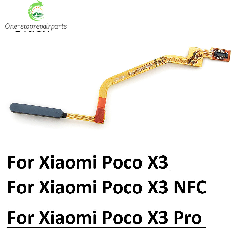 Fingerprint For Xiaomi Redmi Note 9 10 Pro 9s Poco X3 Pro M3 Home Button Fingerprint Menu Return Key Sensor Flex Cable Xiaomi  Xiao mi phone repair parts