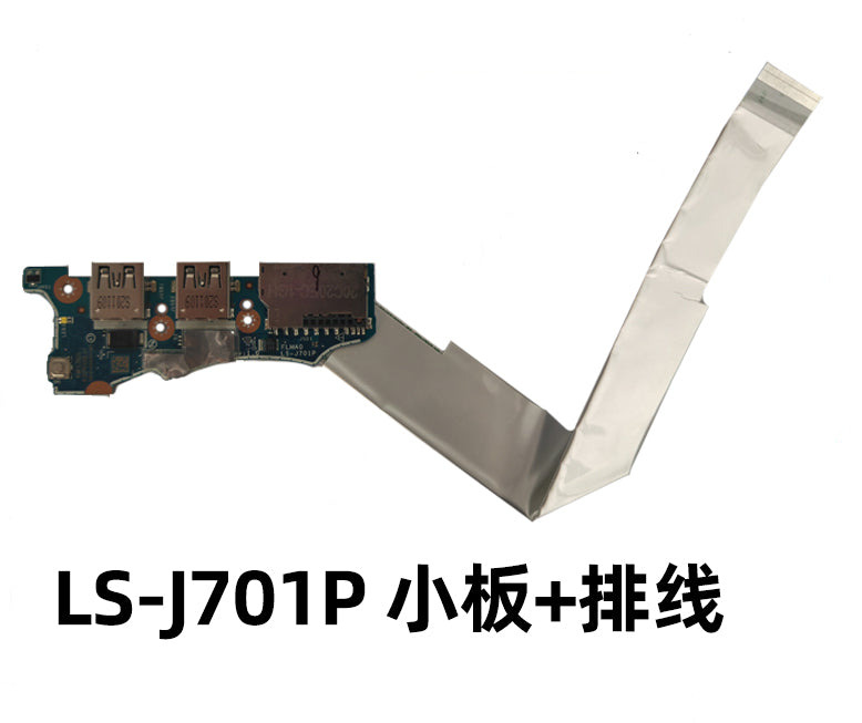 (Shipping fee not include)原装forLenovo  小新Air 14 ALC ITL 2021 开关板 USB小板 读卡器板SD卡