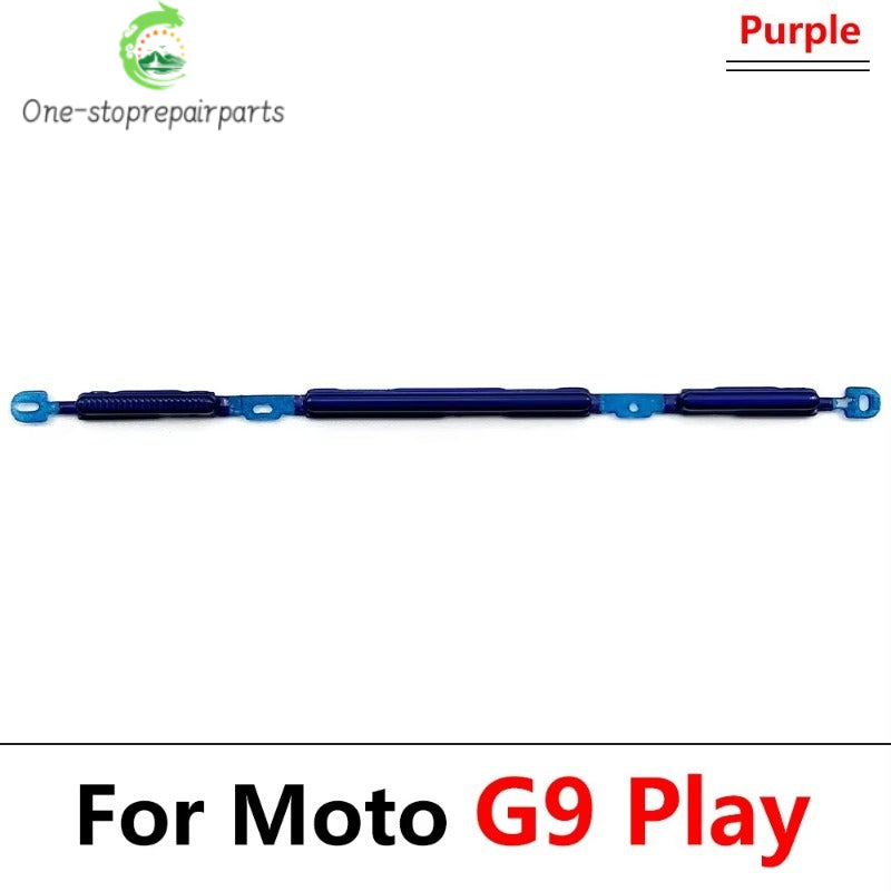 10Pcs/Lot, New For Motorola Moto G8 G9 Plus Play Power Lite Power Button + Volume Side Button Replacement Parts Motorola phone repair parts