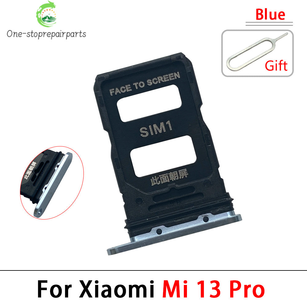 10Pcs, New For Xiaomi Mi 13 Pro / Mi 13 Lite / Mi 13T Pro SIM Card Slot SD Card Tray Holder Adapter  Xiaomi  Xiao mi phone repair parts